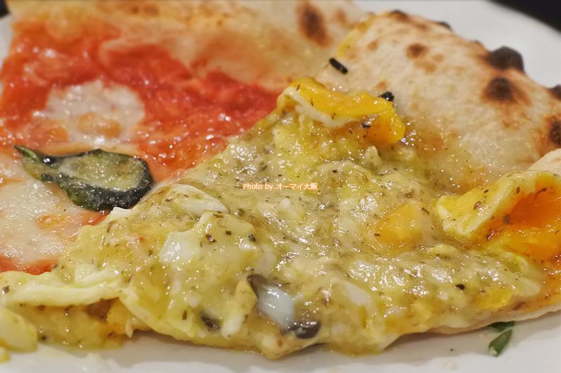 トリュフ香るビスマルクとマルゲリータのピザ2枚で1560円 俺のフレンチ イタリアン 大阪メトロなんば駅 オーマイ大阪